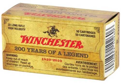 22 Long Rifle 50 Rounds Ammunition Winchester 40 Grain Lead